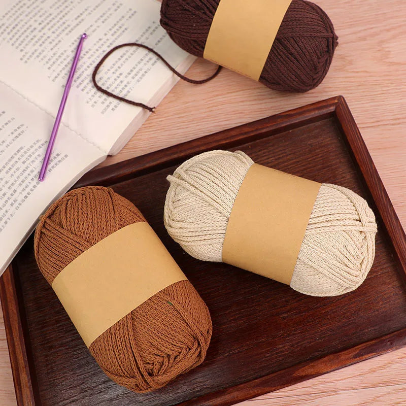 Crochet Cotton Yarn – Soft Worsted Baby Milk Cotton Thread