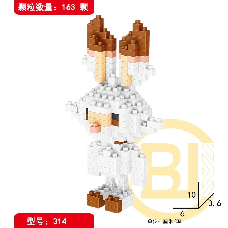 Mini Pokémon Building Blocks – Pikachu, Charizard, Eevee, Mewtwo