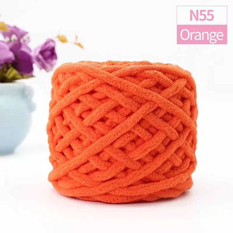 QJH Chunky Knitting Yarn – 100g Jumbo Polyester Craft Ball