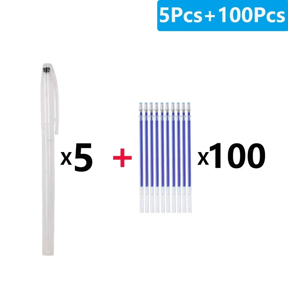 Heat Erasable Magic Marker Pen Set for Fabric Sewing