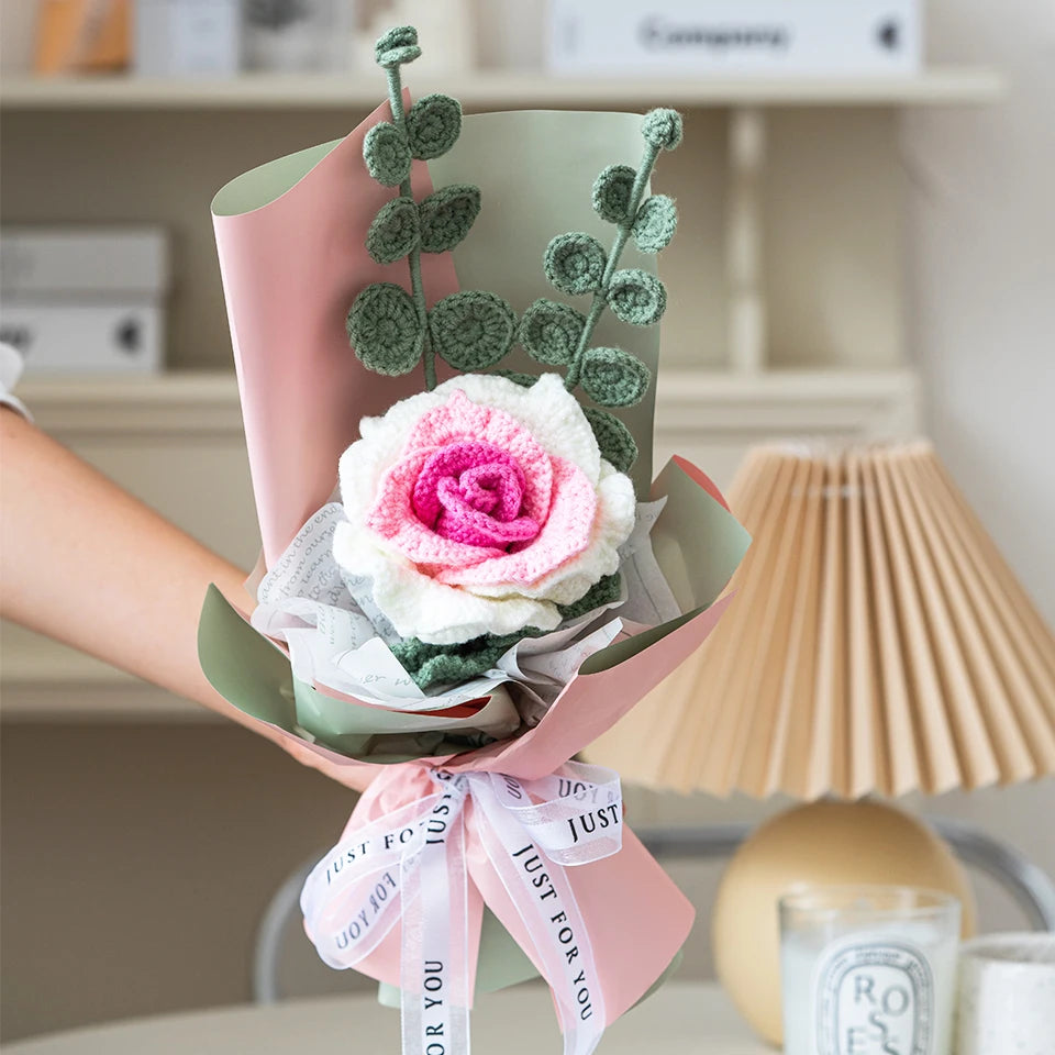 KRABALL Crochet Animal or Flower Bouquet Kit