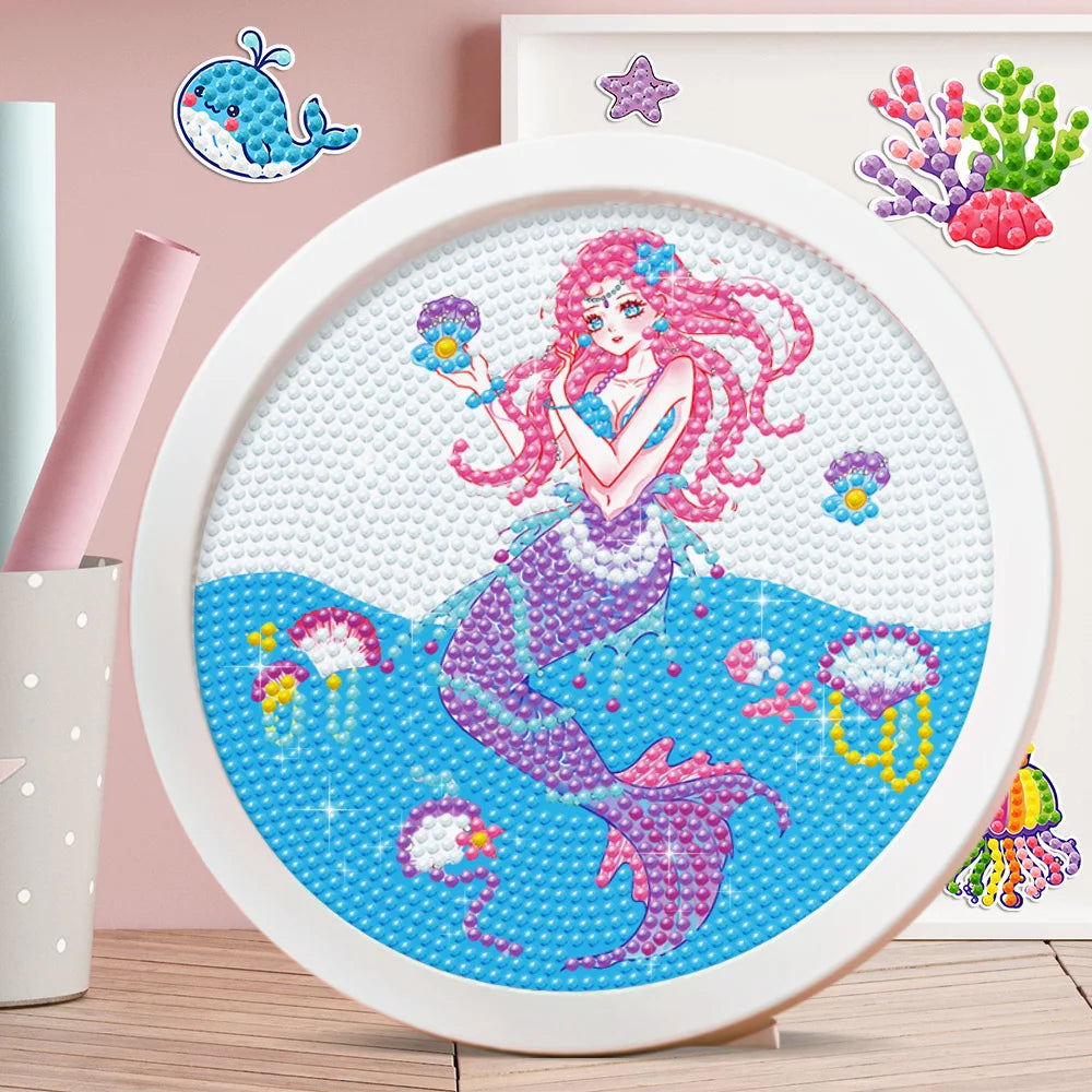 DIY Diamond Painting Unicorn Mermaid Kit
