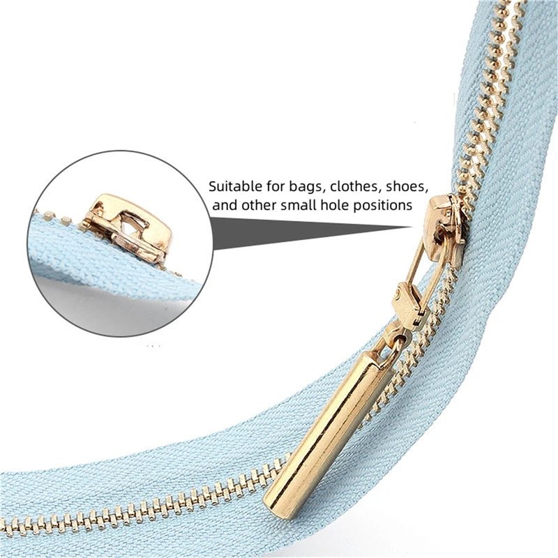 5pcs Detachable Metal Zipper Pull Tabs for Repair