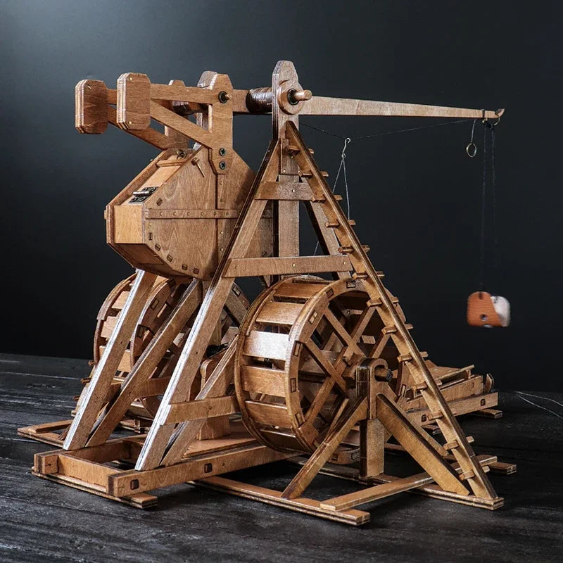 1:48 DIY Wooden Trebuchet Catapult Model