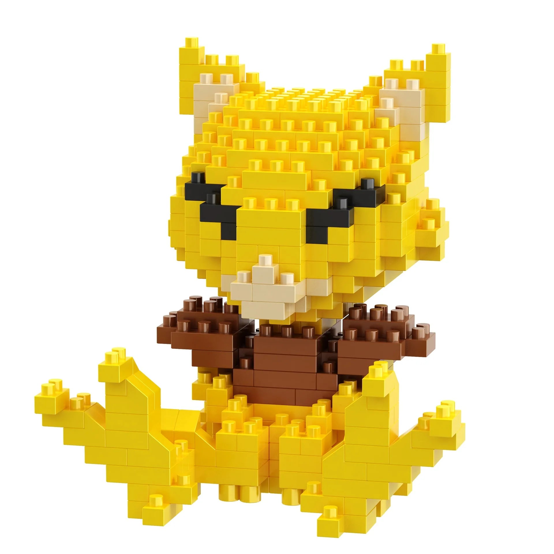 Mini Pokémon Building Blocks – Pikachu, Charizard, Eevee & More