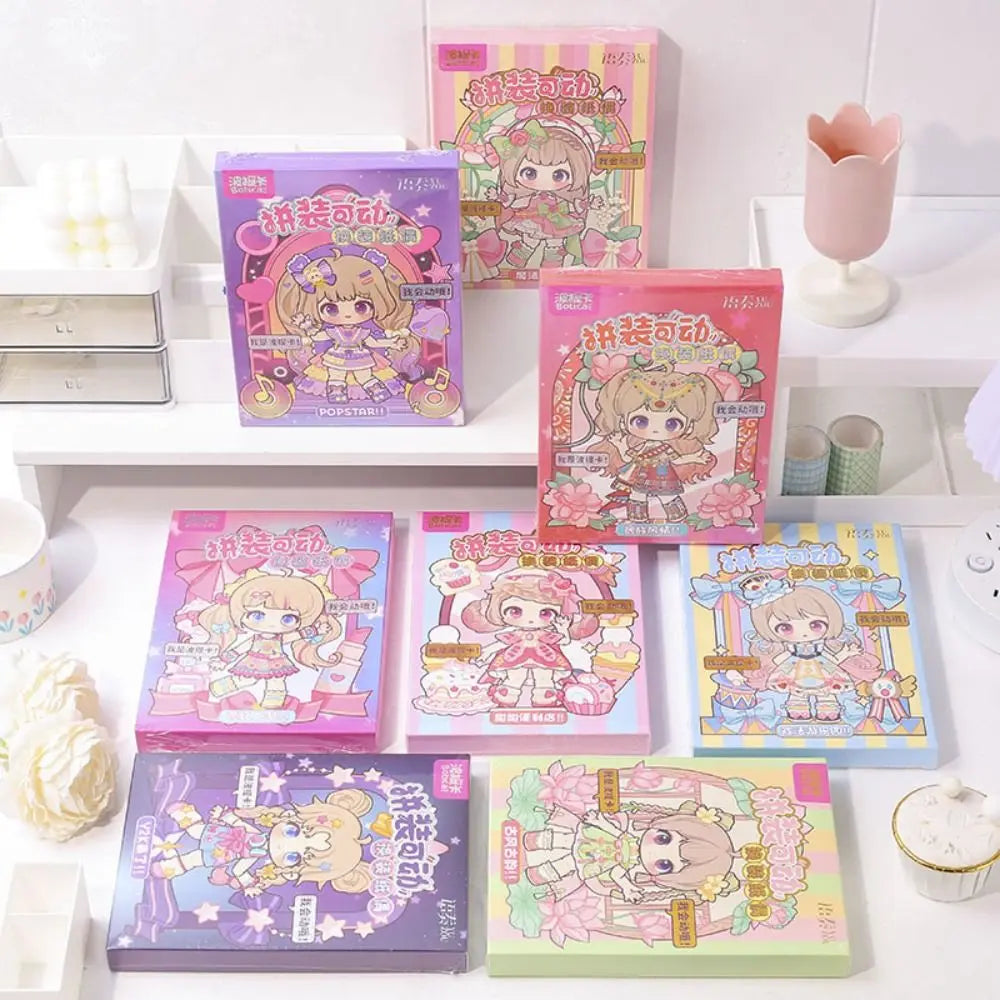 DIY 3D Paper Doll Puppet Montessori Toy