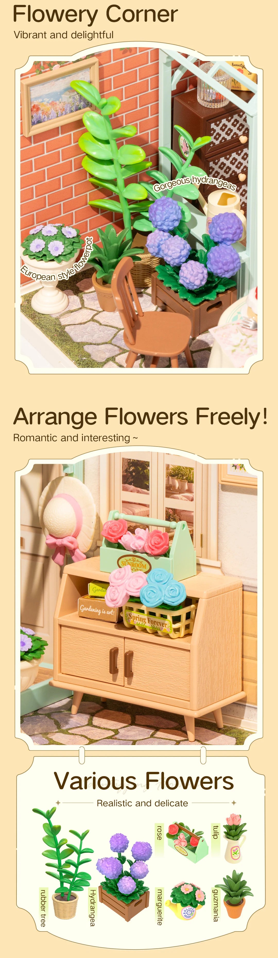 Robotime DIY Miniature Dollhouse – Supply Store Kit