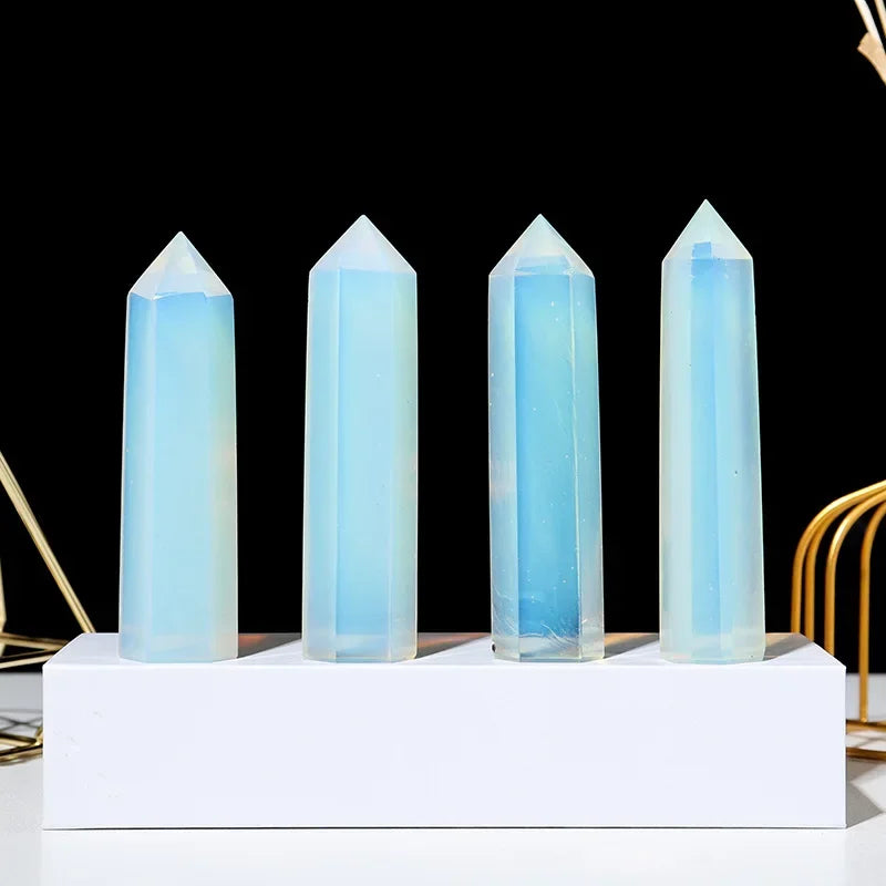 Crystal Stone Point Wands for Decor and Witchcraft