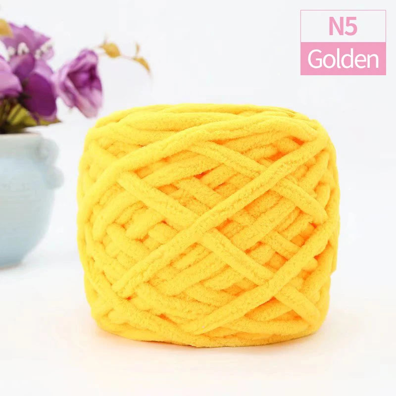 QJH Chunky Knitting Yarn – 100g Jumbo Polyester Craft Ball