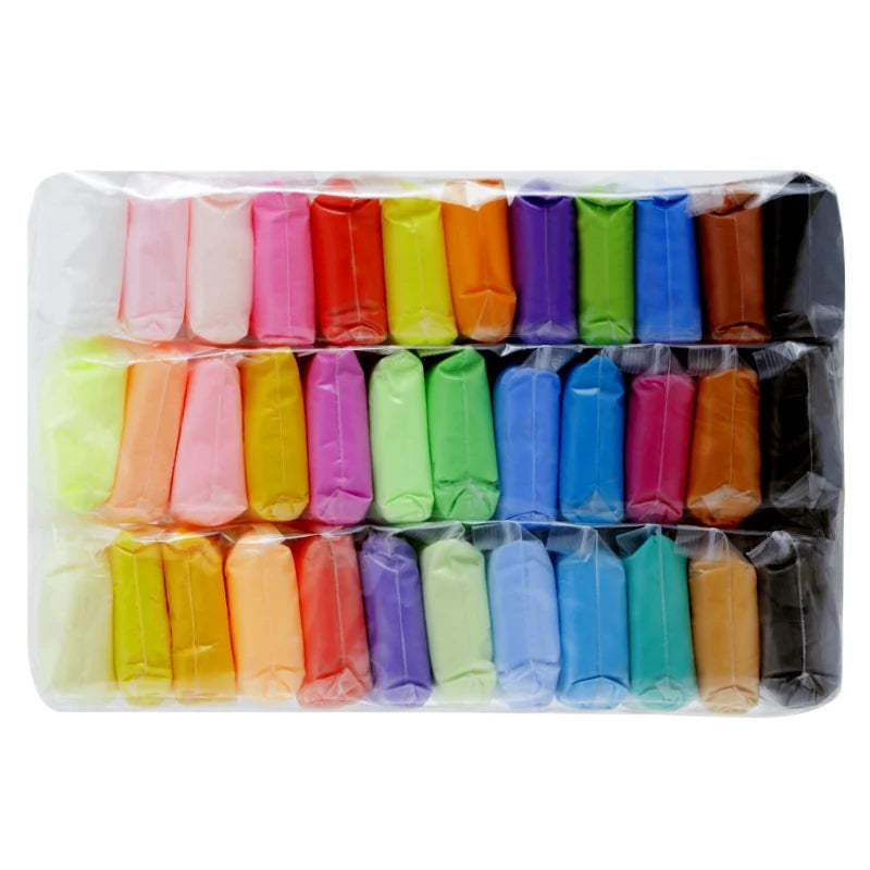 36 Color Air-Dry Clay Set with Tools