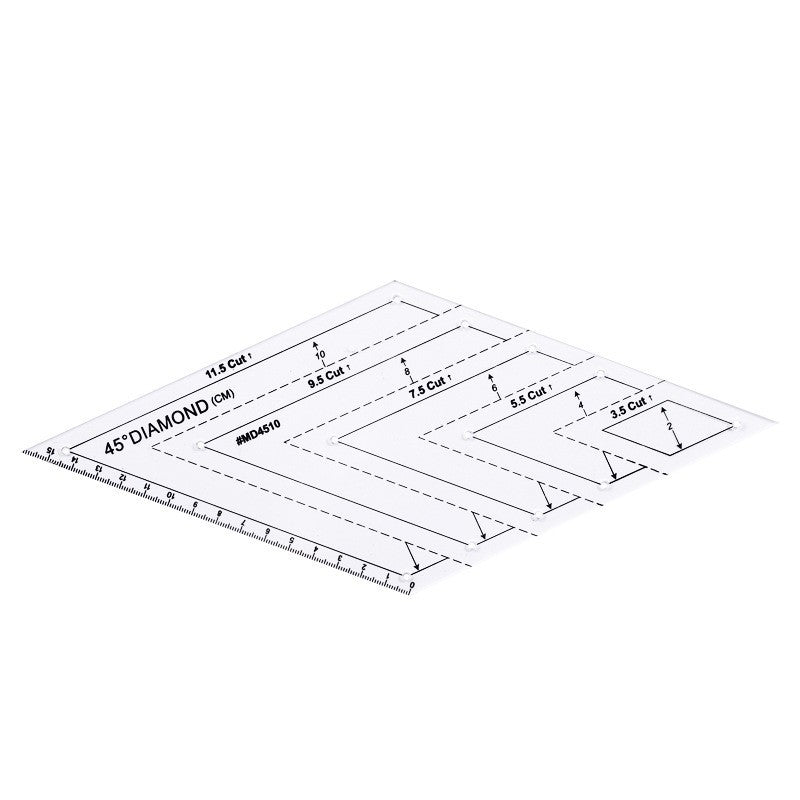 Acrylic Quilting Patchwork Ruler Template
