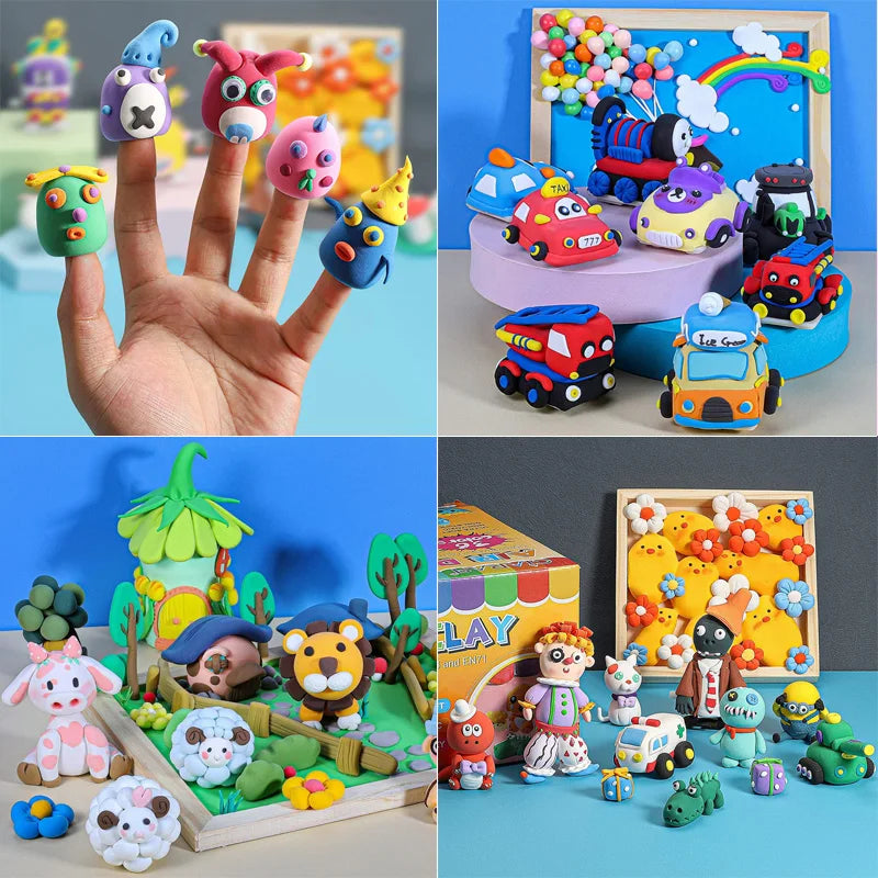 36 Color Air-Dry Clay Set with Tools