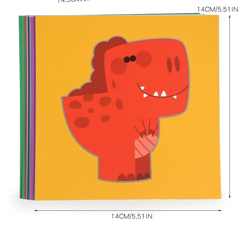 Kids Animal Origami Paper Cutting Book