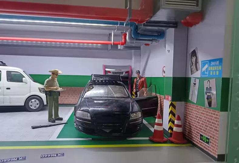 Miniature Road & Pavement Sticker Set (2pcs, 21x29cm)