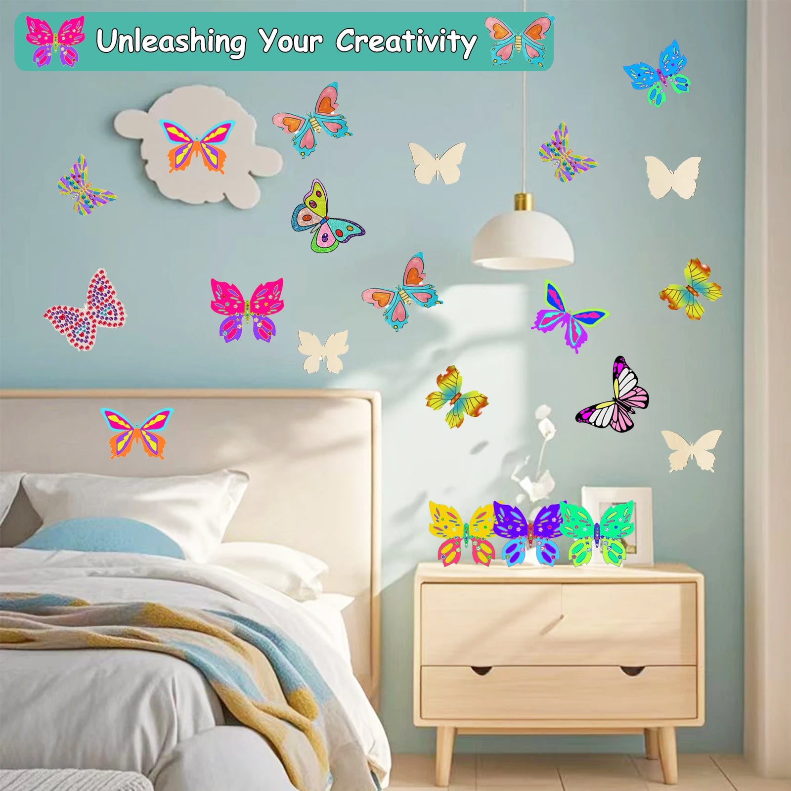 354 Butterfly DIY Craft Decoration Set
