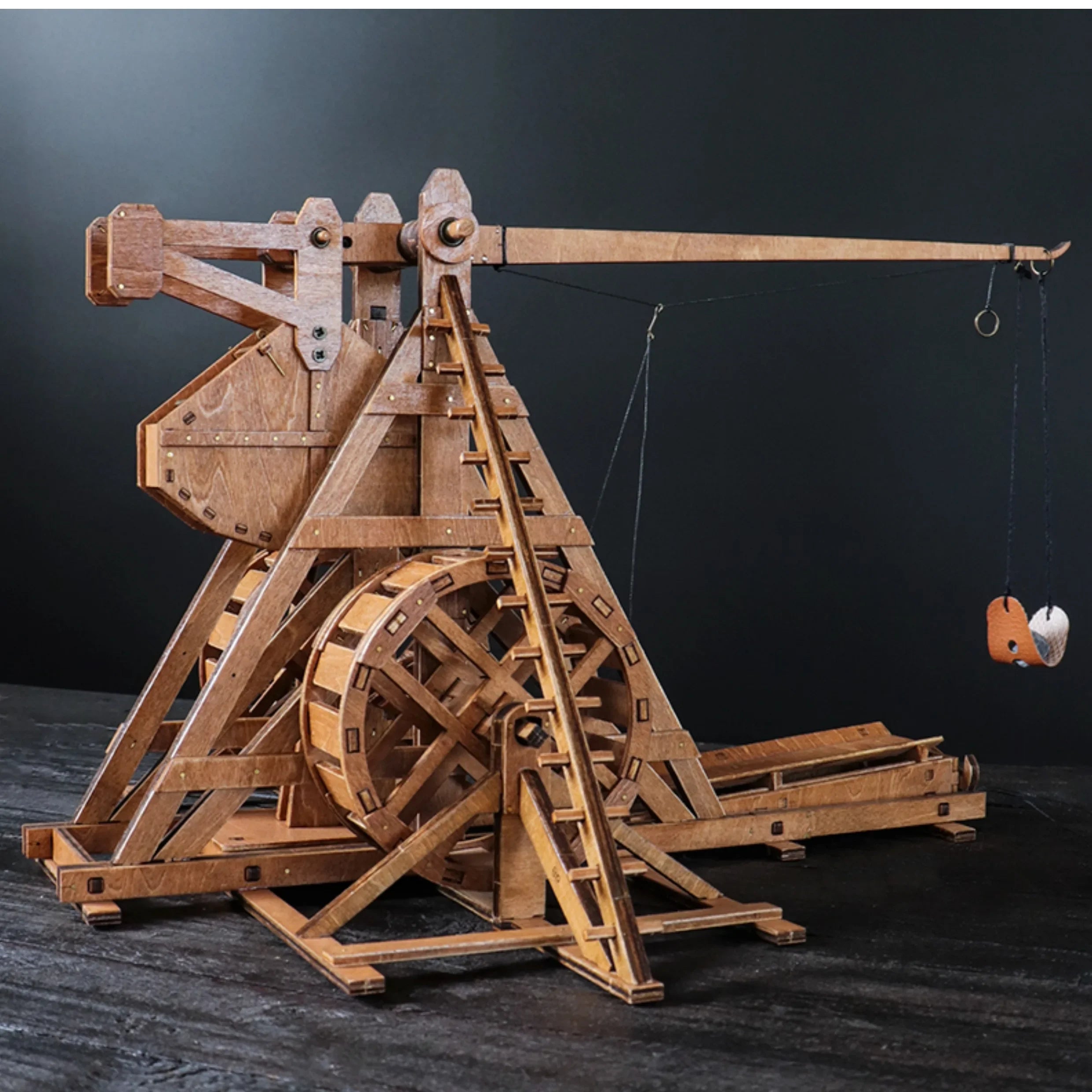 1:48 DIY Wooden Trebuchet Catapult Model