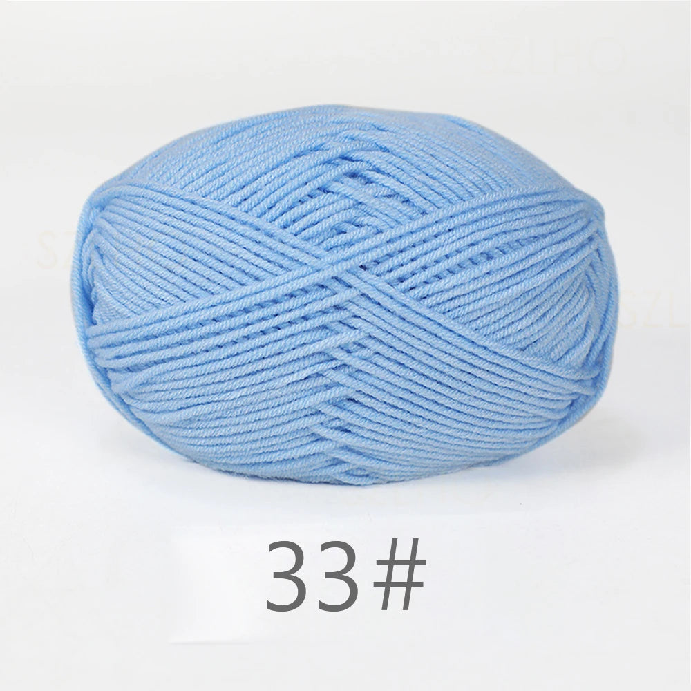 50g Soft Milk Cotton Yarn – Hand Knitting & Crochet Thread
