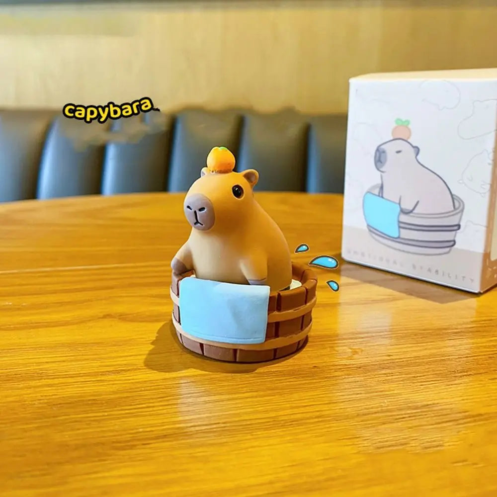 Capybara Resin Model Ornament for Table or Car Decoration