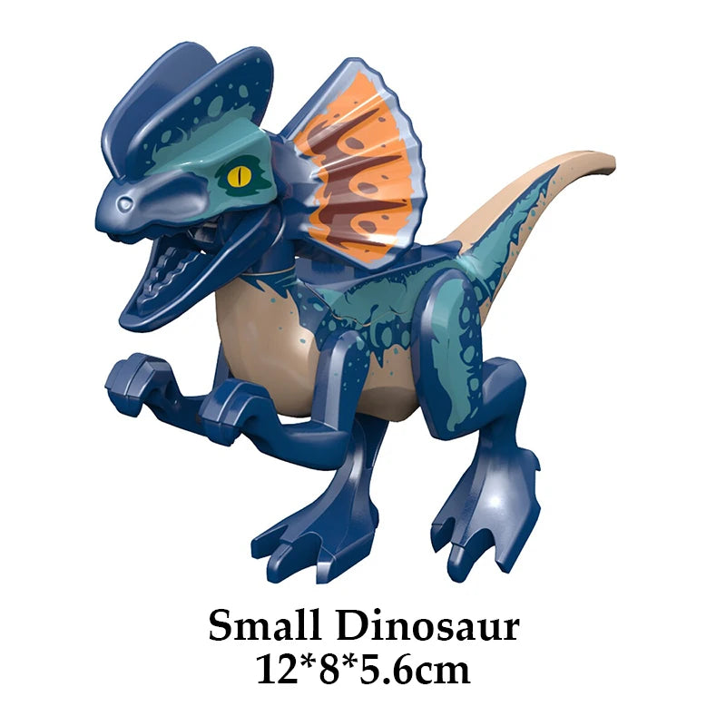 Jurassic Dinosaur Building Blocks – T-Rex, Raptor, Triceratops Models