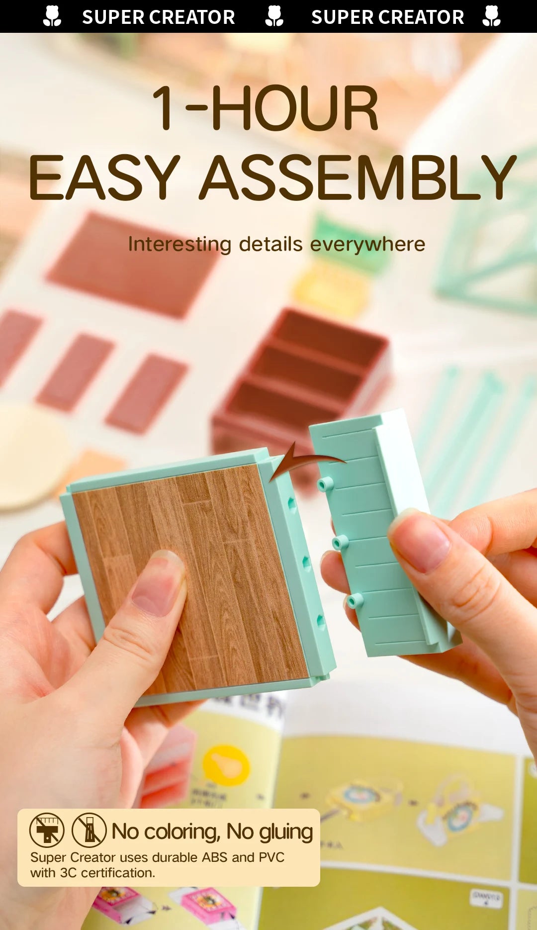 Robotime DIY Miniature Dollhouse – Supply Store Kit