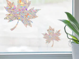 Rainbow Static Cling Stained Glass Privacy Film