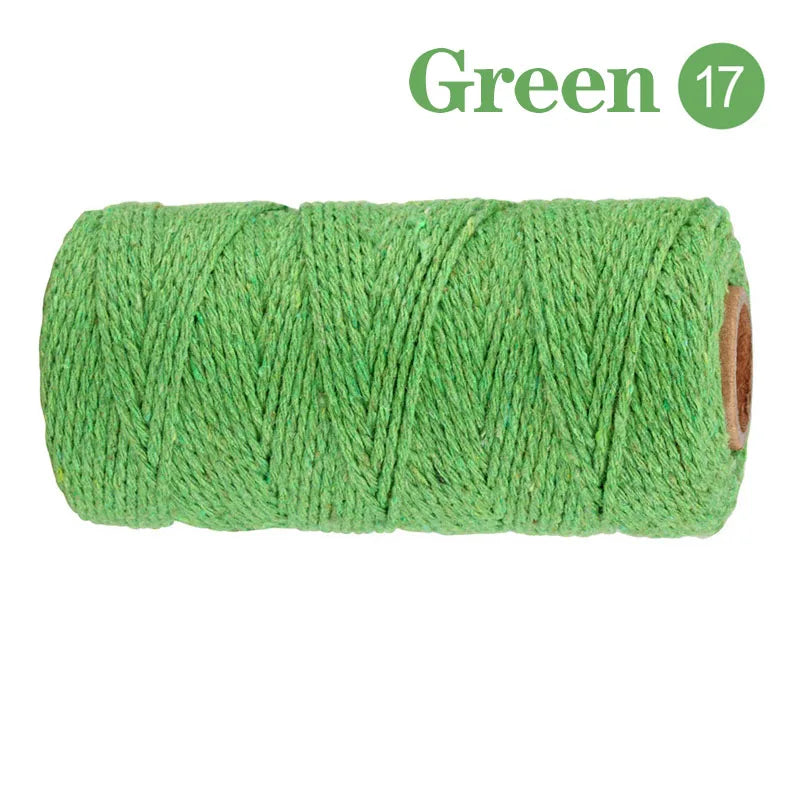 2mm Cotton Macrame Cord – 100M DIY Craft Rope