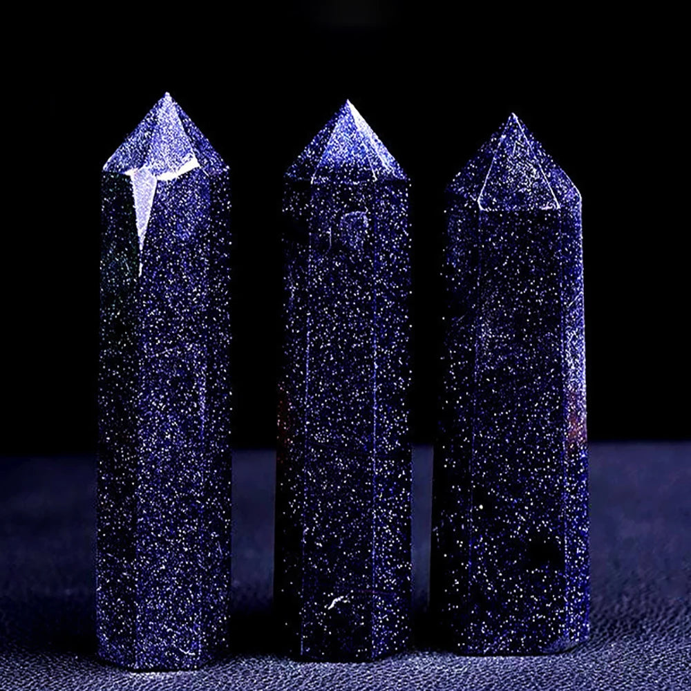 Crystal Stone Point Wands for Decor and Witchcraft