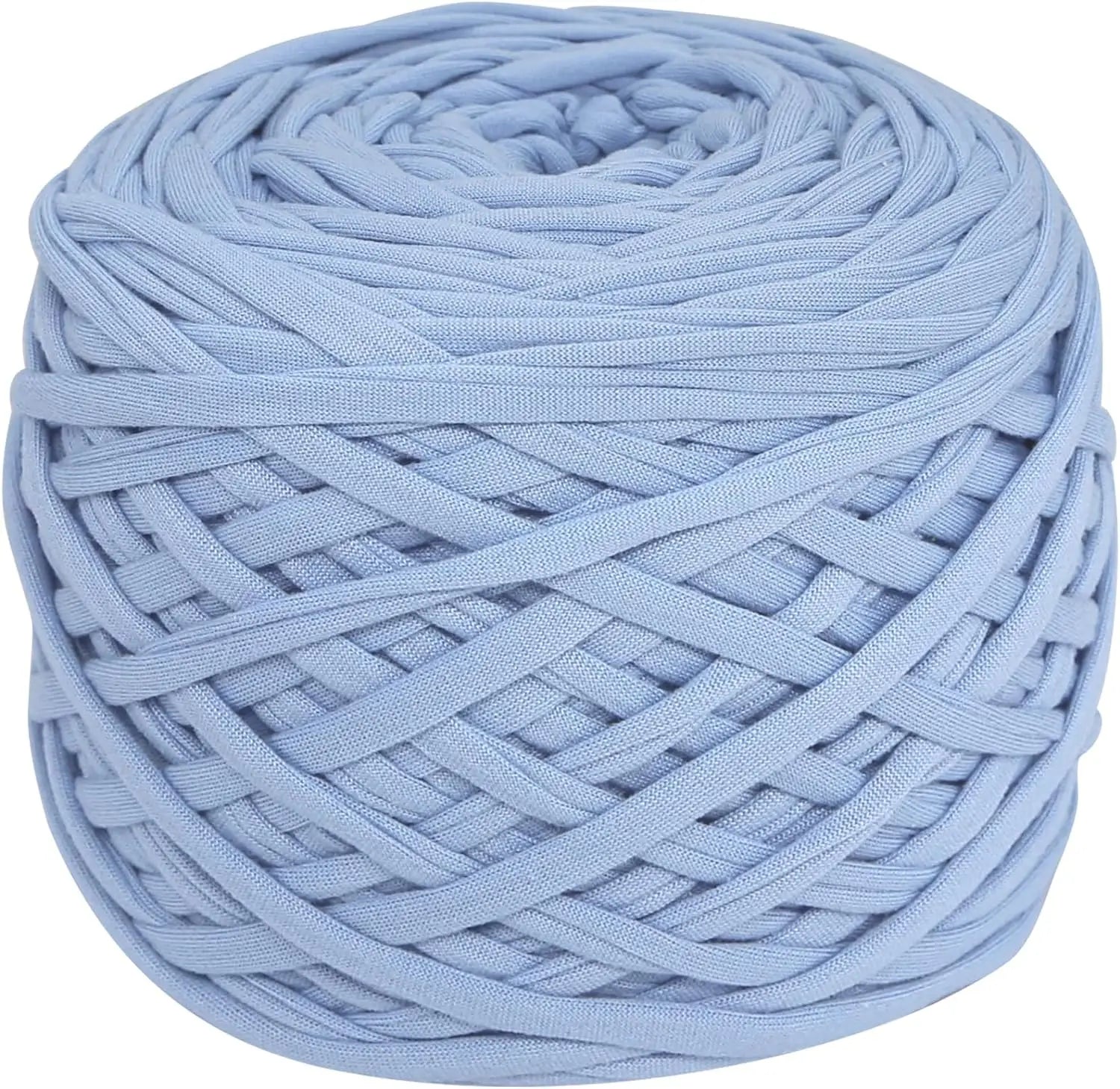 400g Thick T-Shirt Yarn – Elastic Fabric for DIY Crochet & Knitting