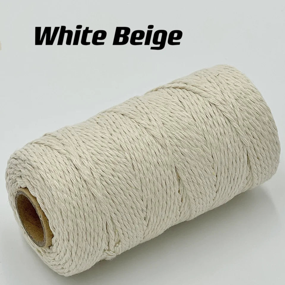 2mm Macrame Cord 100m Natural Twine String
