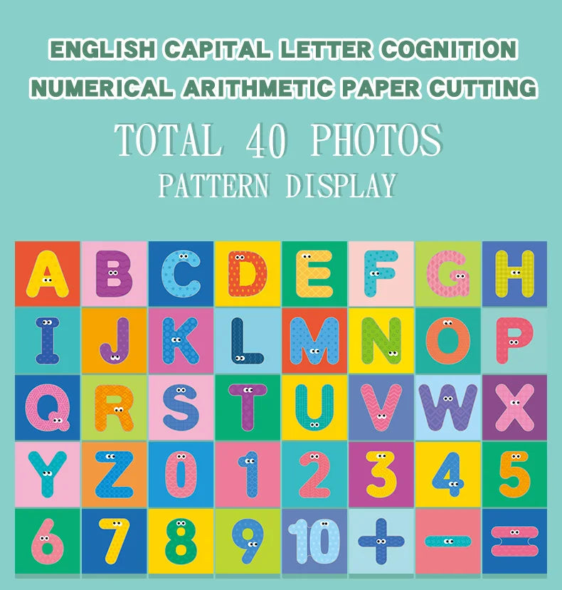 Kids Animal Origami Paper Cutting Book