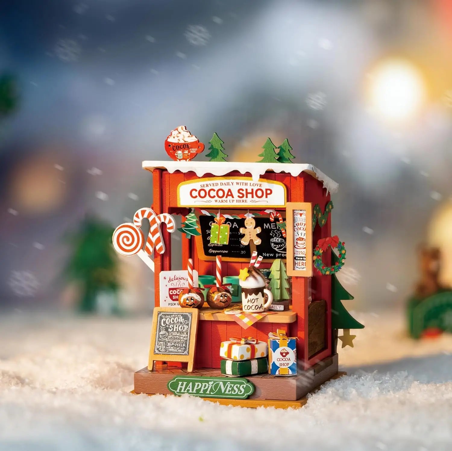 Robotime Christmas Miniature House DIY Kit