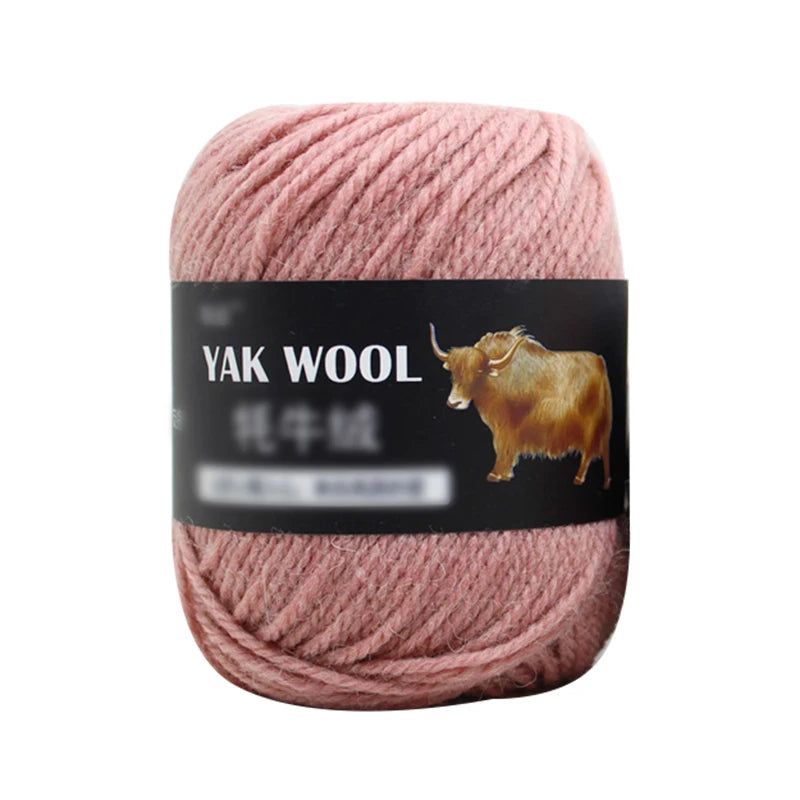 Yak Wool 3-Strand Yarn – Medium-Weight Yarn for Sweaters, Coats & Accessories