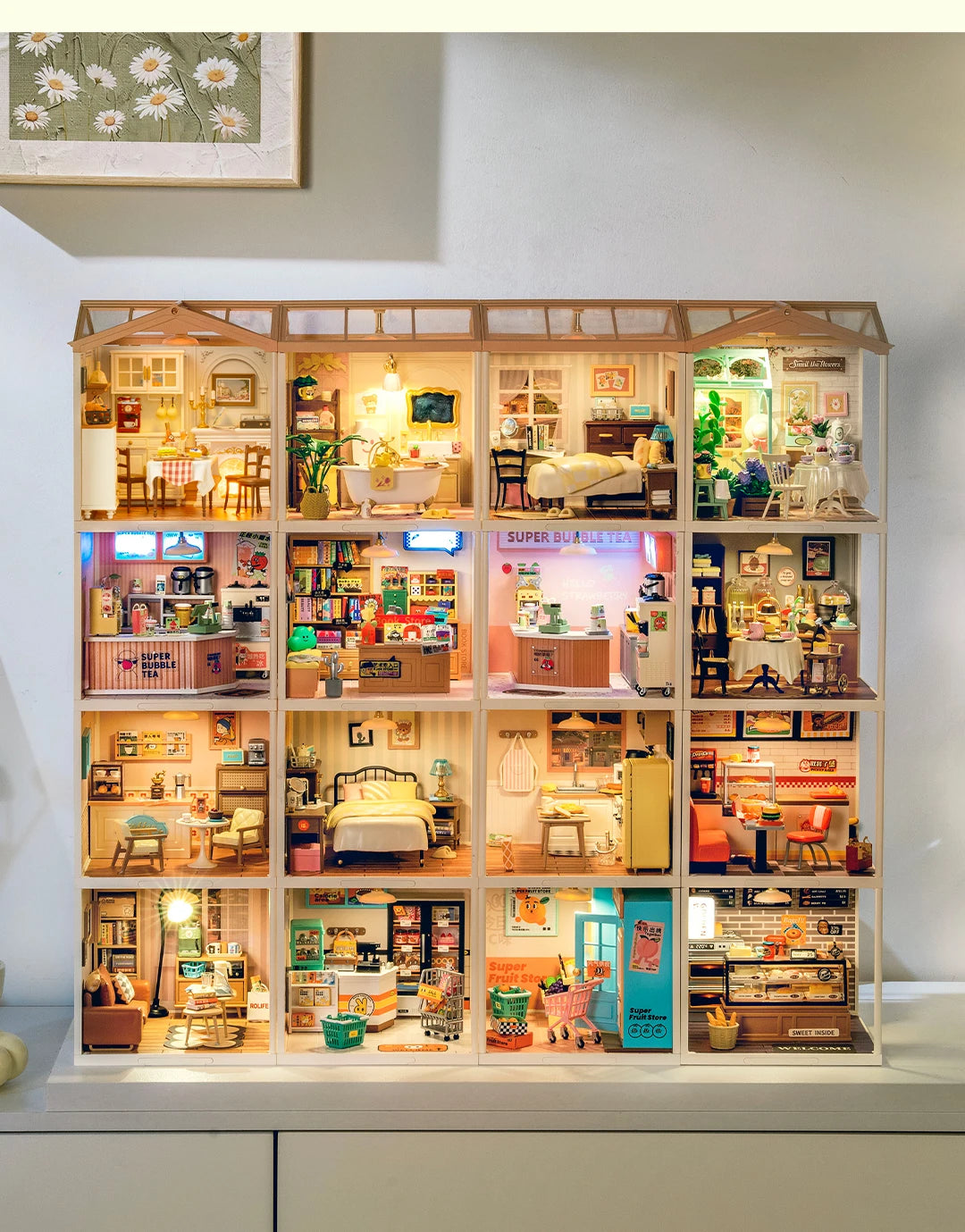 Robotime DIY Miniature Dollhouse – Supply Store Kit