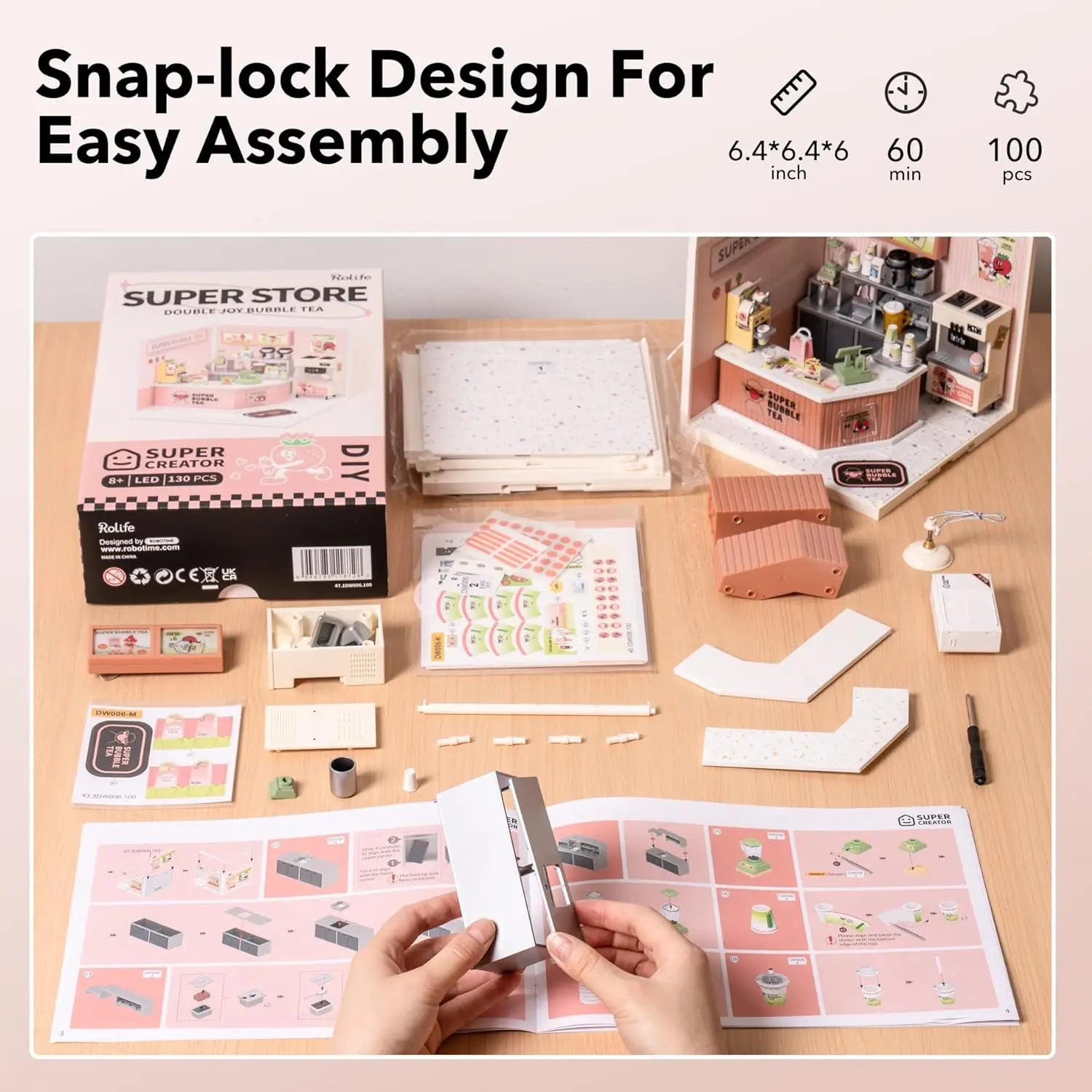 Robotime Miniature Dollhouse Kit – Supply Store