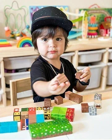 Magnetic Building Cube Set – STEM DIY Toy for Kids Age 3+