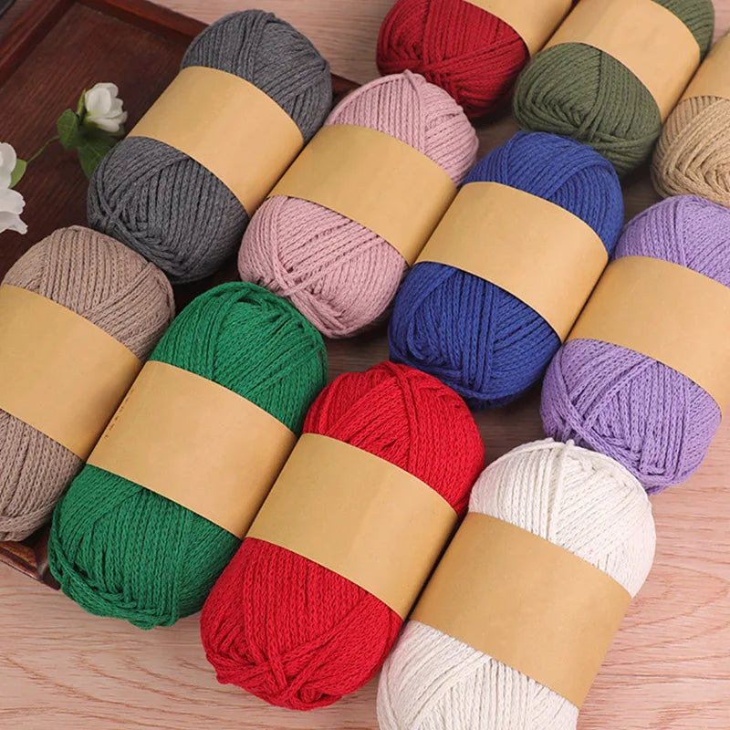 Crochet Cotton Yarn – Soft Worsted Baby Milk Cotton Thread