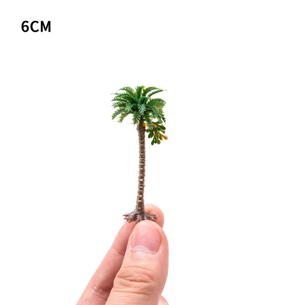 Miniature Coconut Palm Tree Set 5pcs