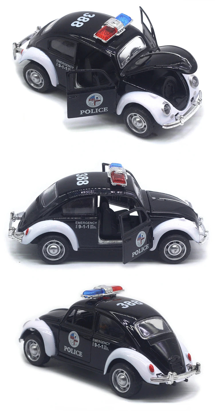 1:32 Beetle Alloy Car Diecasts Metal Classic Toy Model with Pull Back Function Vehicles for Child Gifts A931