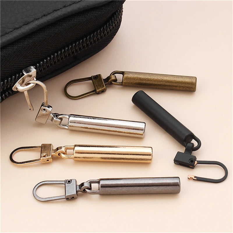 5pcs Detachable Metal Zipper Pull Tabs for Repair