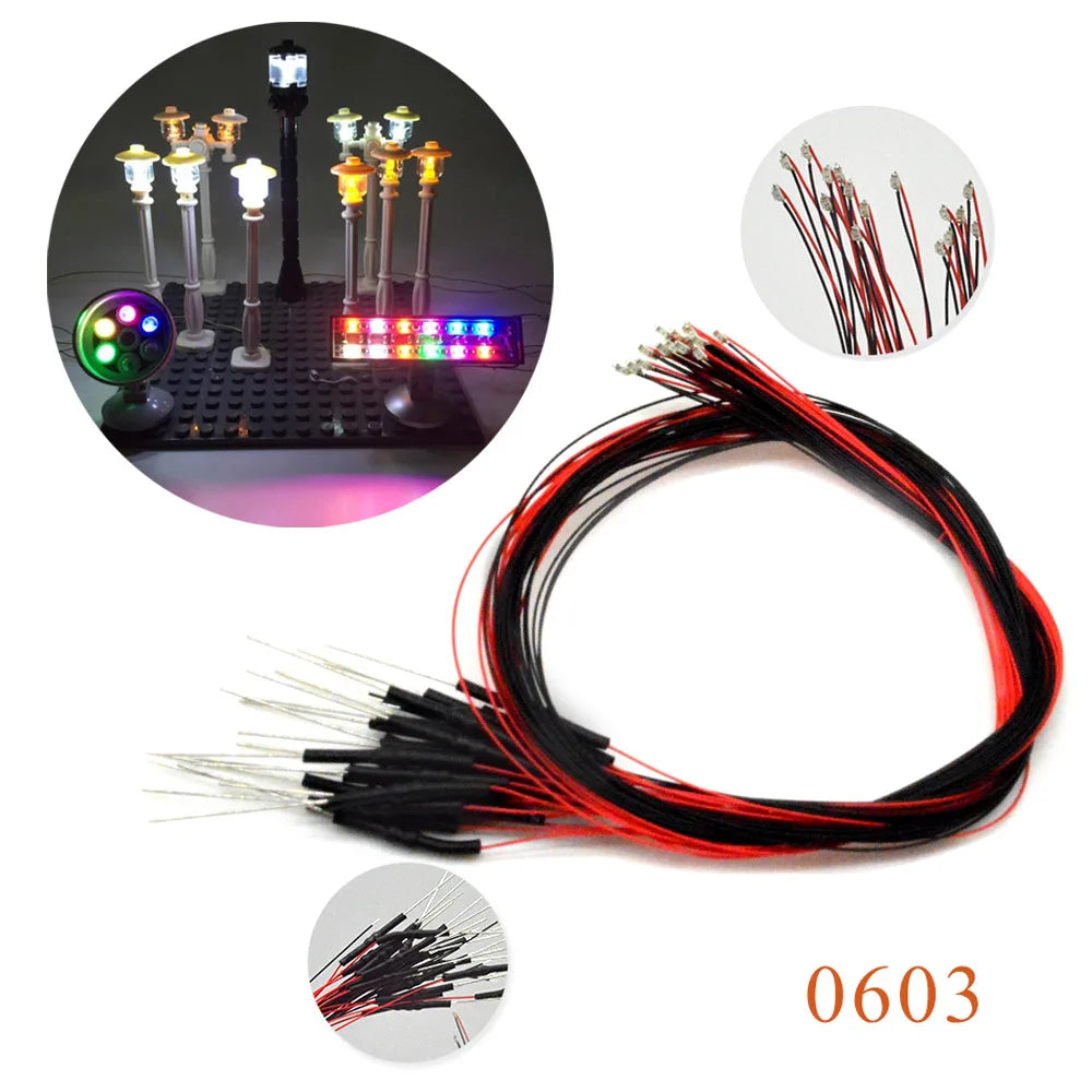 SMD LED Strip with Resistor for Model Train & Scene Lighting