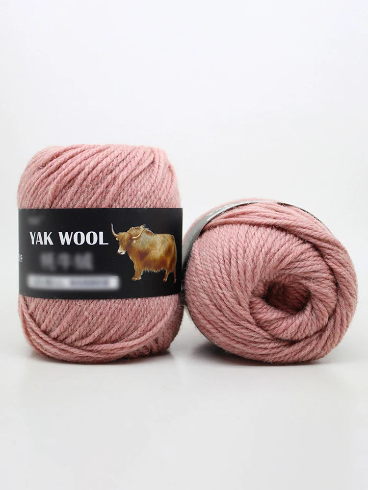 Yak Wool 3-Strand Yarn – Medium-Weight Yarn for Sweaters, Coats & Accessories