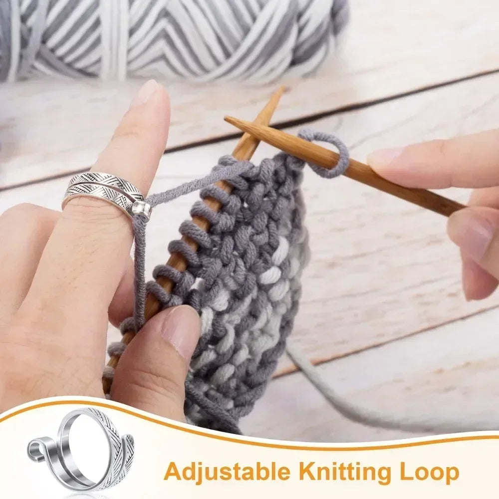 Adjustable Cat Crochet Tension Ring – Yarn Guide Tool