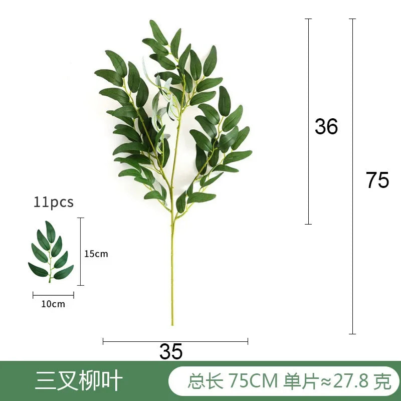 Artificial Eucalyptus Leaves for Floral Arrangements and Decor
