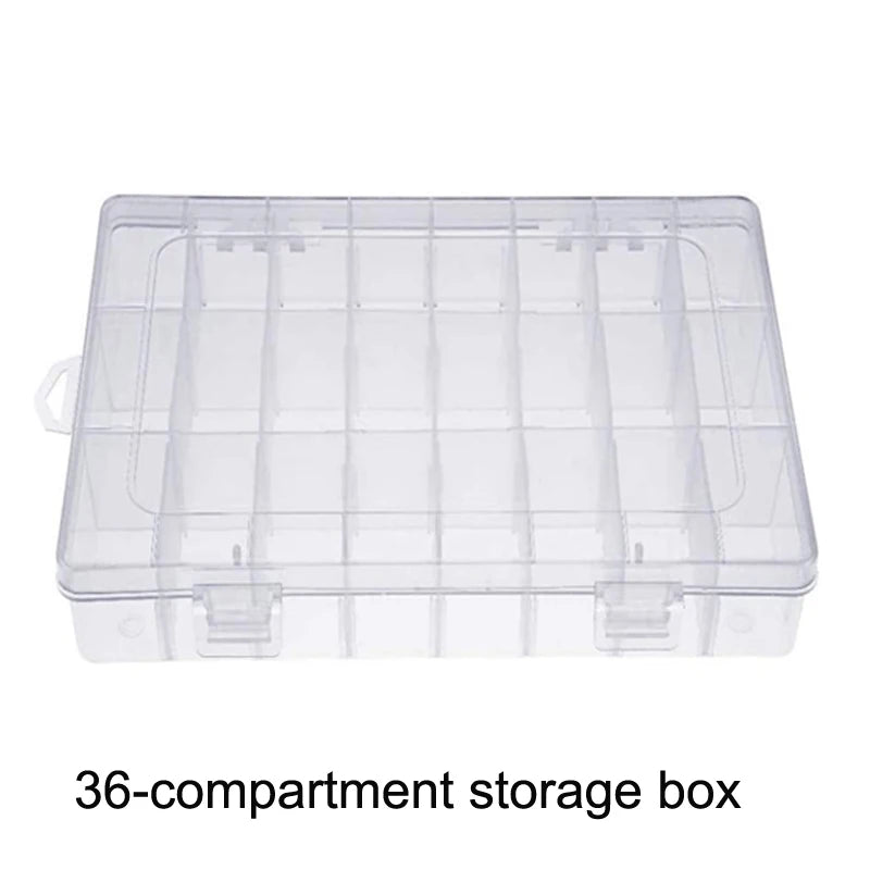 36-Grid Embroidery Floss Organizer Box Set