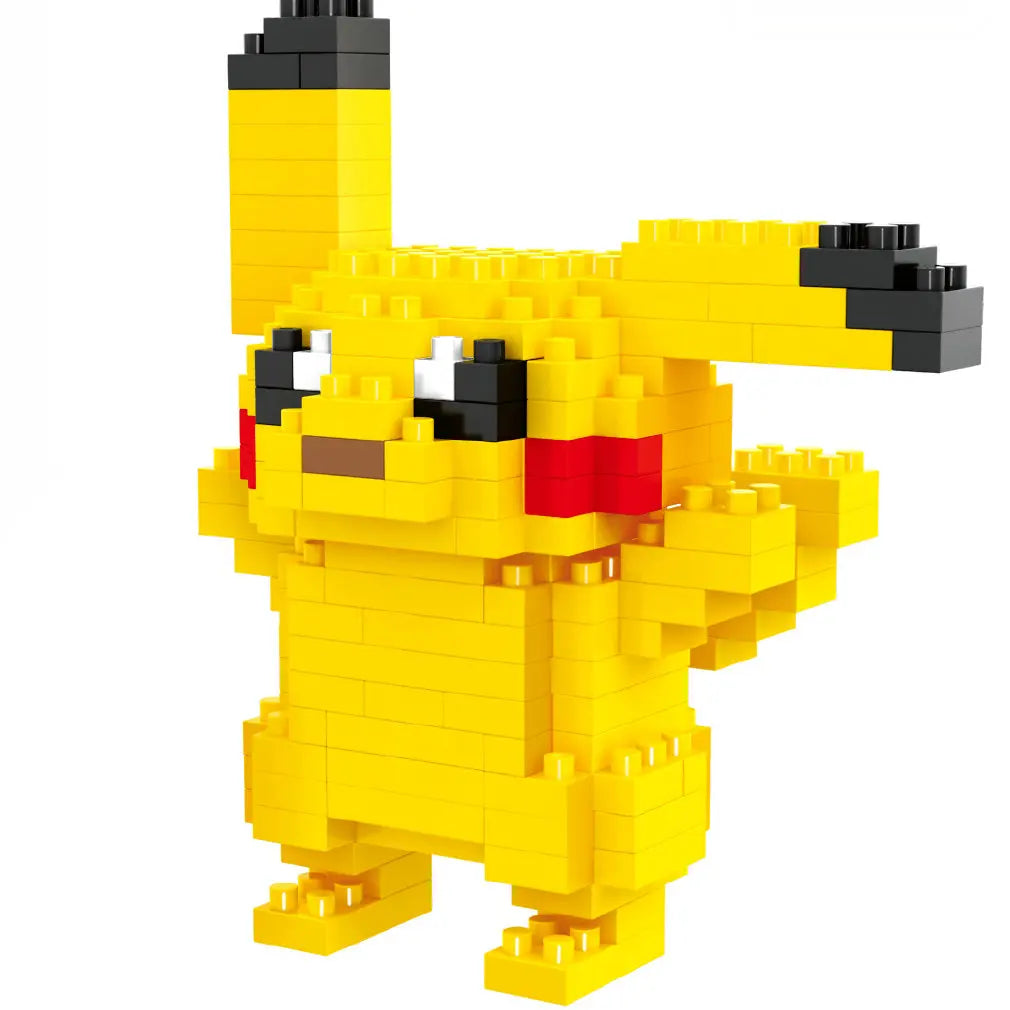 Mini Pokémon Building Blocks – Pikachu, Charizard, Eevee & More