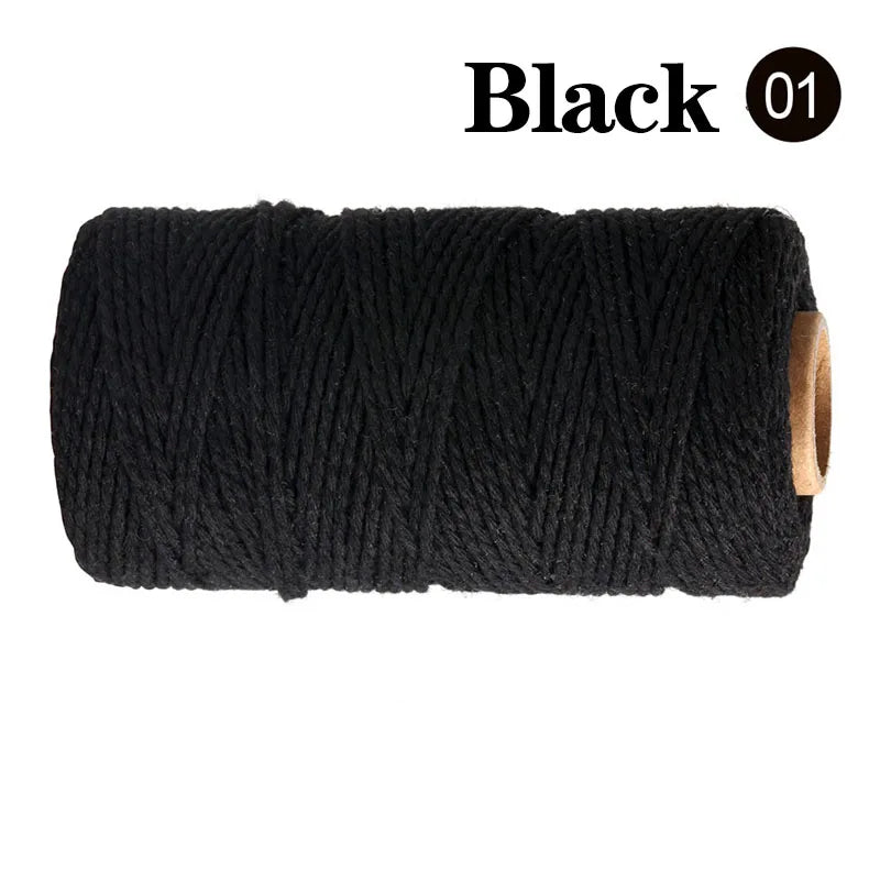 2mm Cotton Macrame Cord – 100M DIY Craft Rope