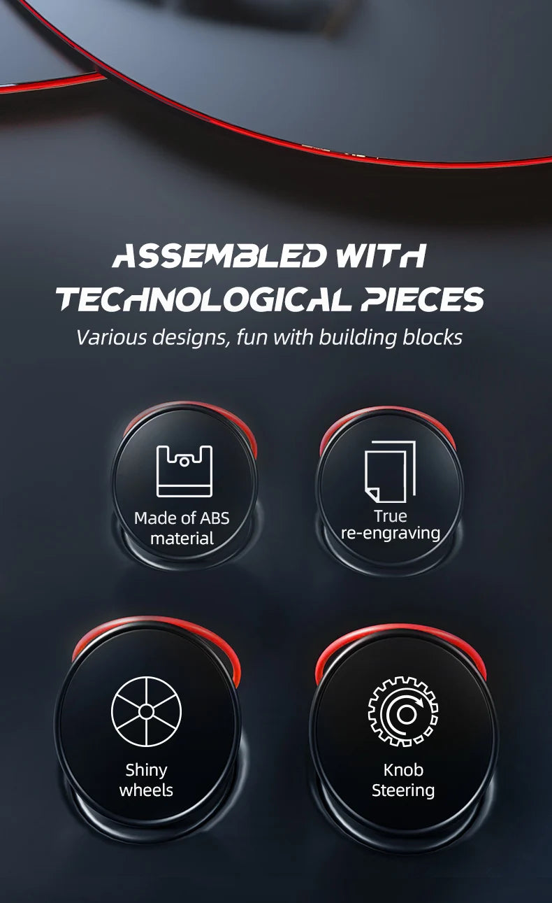 1:8 F1 Race Car Building Set – 1768PCS MOC Model Kit