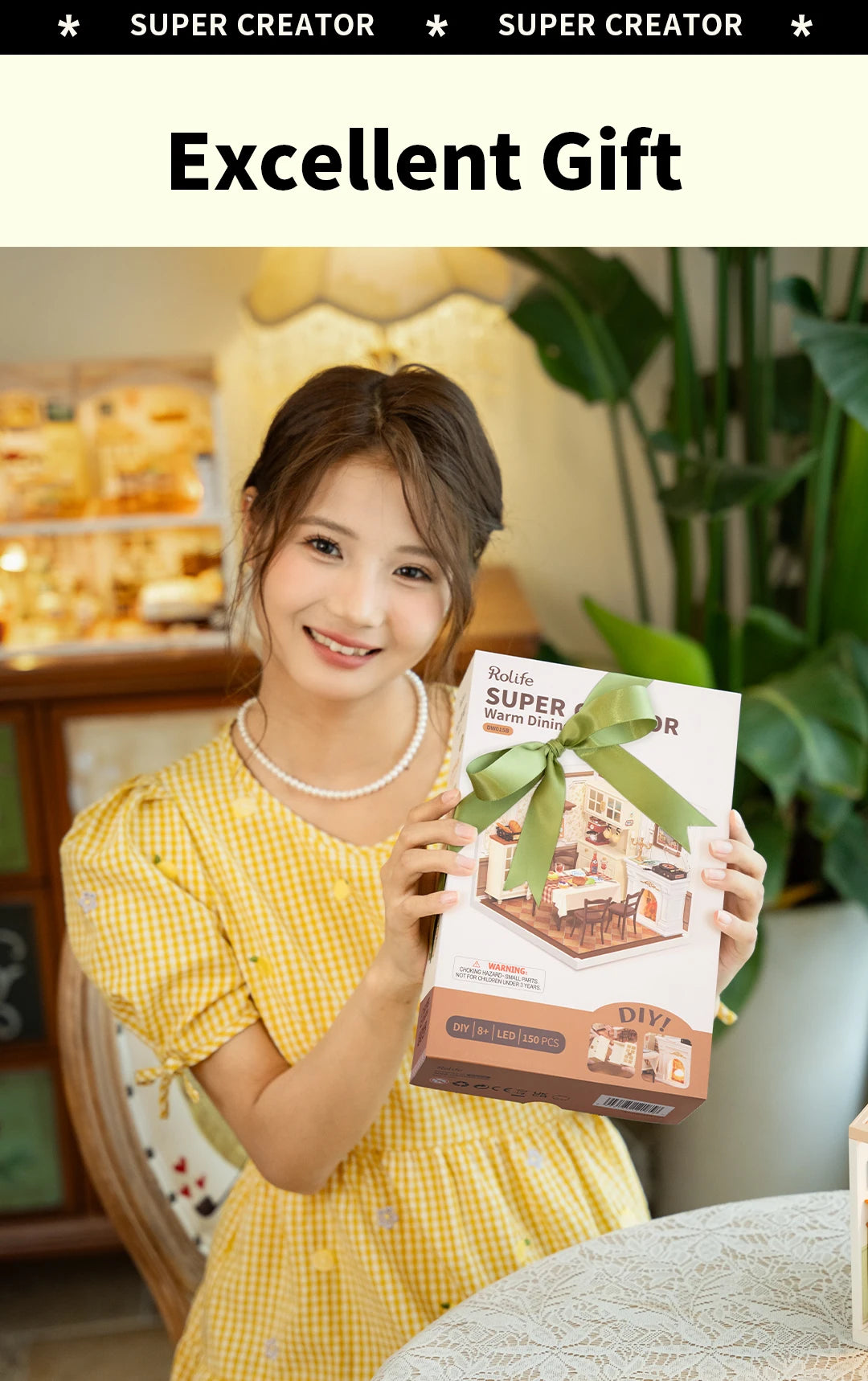 Robotime DIY Miniature Dollhouse – Supply Store Kit