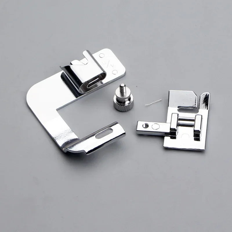 1pc Rolled Hem Presser Foot – 13/19/22mm for Domestic Sewing Machines
