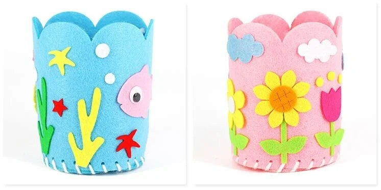 4PCS DIY Pencil Holder Craft Kit for Kids